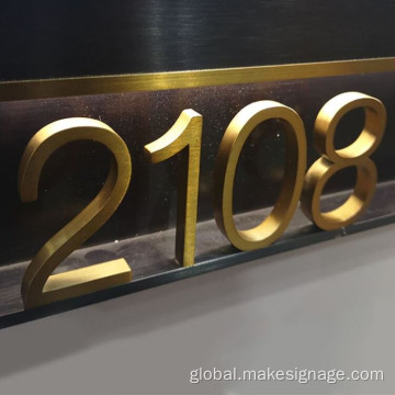 Stainless Steel Home Address Plaques Stainless Steel House Numbers Supplier